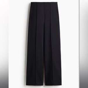 H&M Classic Black Wide-Leg Trousers